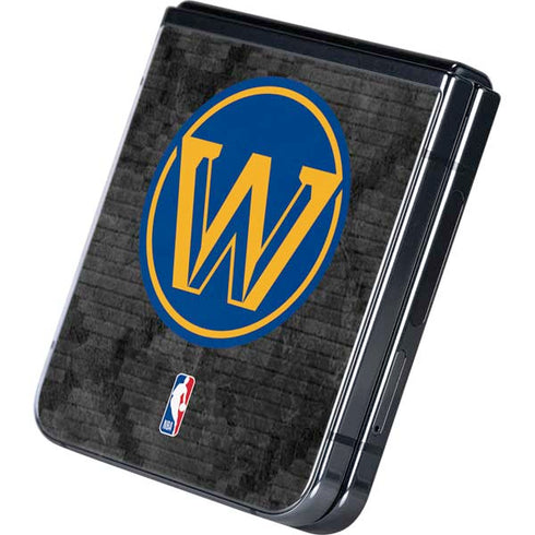 NBA Golden State Warriors Dark Rust Galaxy Z Flip5 5G Skin