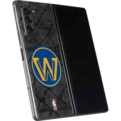 NBA Golden State Warriors Dark Rust Galaxy Z Fold2 5G Skin