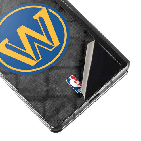 NBA Golden State Warriors Dark Rust Galaxy Z Fold2 5G Skin