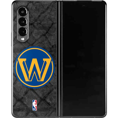 NBA Golden State Warriors Dark Rust Galaxy Z Fold3 5G Skin