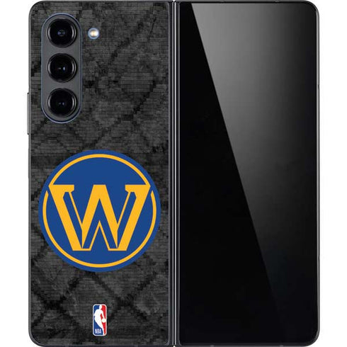 NBA Golden State Warriors Dark Rust Galaxy Z Fold5 5G Skin