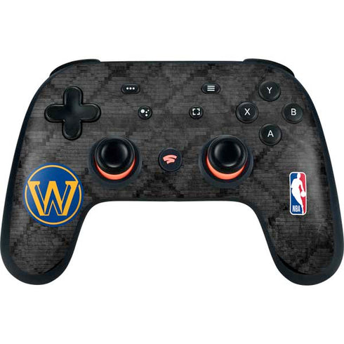 NBA Golden State Warriors Dark Rust Google Stadia Controller Skin