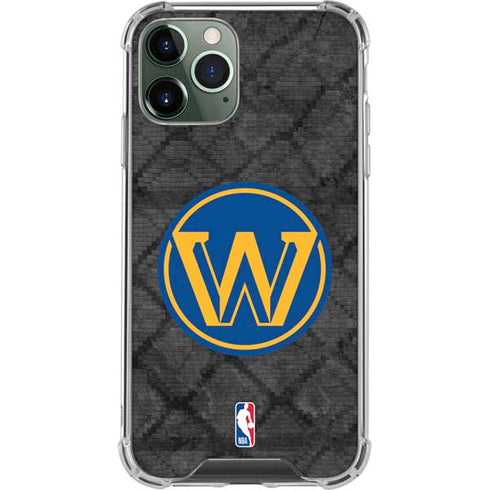 NBA Golden State Warriors Dark Rust iPhone 12 Pro Clear Case