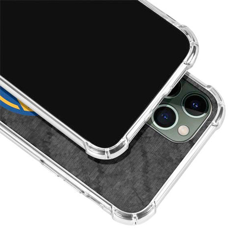 NBA Golden State Warriors Dark Rust iPhone 12 Pro Clear Case