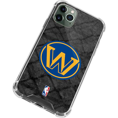 NBA Golden State Warriors Dark Rust iPhone 12 Pro Clear Case