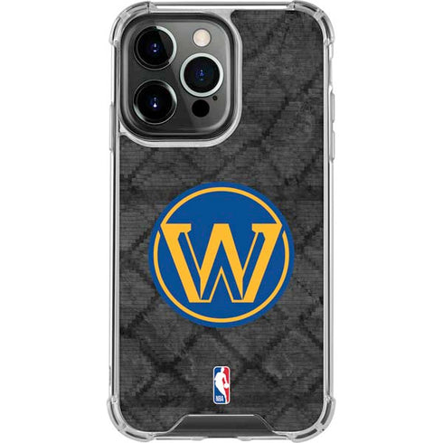 NBA Golden State Warriors Dark Rust iPhone 13 Pro Clear Case