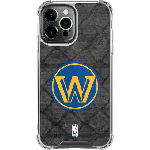 NBA Golden State Warriors Dark Rust iPhone 13 Pro Max Clear Case