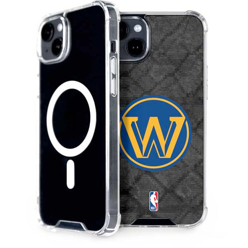 NBA Golden State Warriors Dark Rust iPhone 14 Plus MagSafe Case