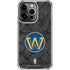 NBA Golden State Warriors Dark Rust iPhone 14 Pro Clear Case