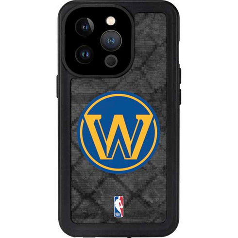 NBA Golden State Warriors Dark Rust iPhone 14 Pro Waterproof Case