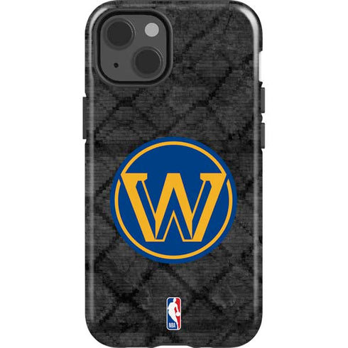 NBA Golden State Warriors Dark Rust iPhone 15 Plus Impact Case