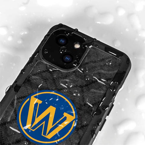 NBA Golden State Warriors Dark Rust iPhone 15 Plus Waterproof Case