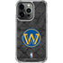 NBA Golden State Warriors Dark Rust iPhone 15 Pro Clear Case