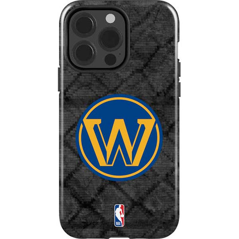 NBA Golden State Warriors Dark Rust iPhone 15 Pro Impact Case