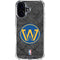 NBA Golden State Warriors Dark Rust iPhone 16 Clear Case