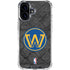 NBA Golden State Warriors Dark Rust iPhone 16 Clear Case