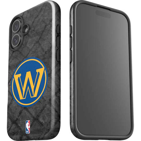 NBA Golden State Warriors Dark Rust iPhone 16 Impact Case
