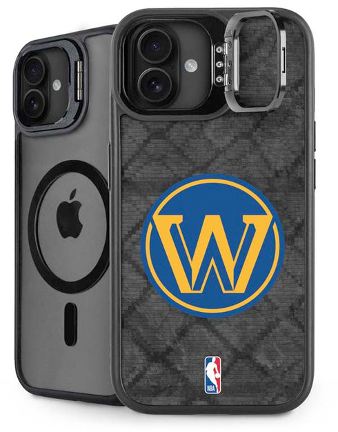 NBA Golden State Warriors Dark Rust iPhone 16 Kickstand Case