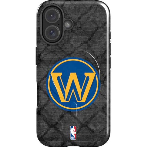 NBA Golden State Warriors Dark Rust iPhone 16 Magsafe Impact Case