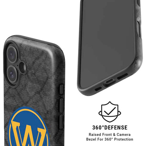 NBA Golden State Warriors Dark Rust iPhone 16 Magsafe Impact Case