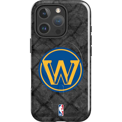 NBA Golden State Warriors Dark Rust iPhone 16 Pro Magsafe Impact Case
