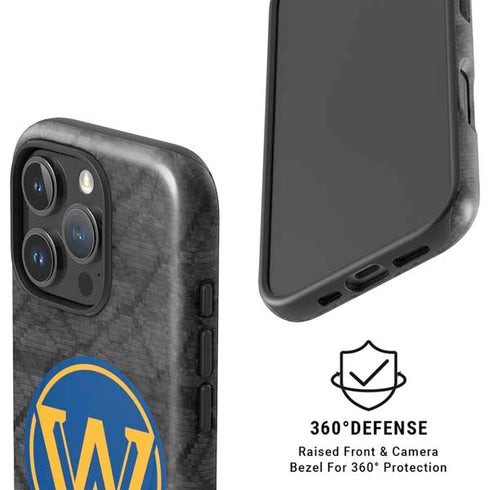 NBA Golden State Warriors Dark Rust iPhone 16 Pro Magsafe Impact Case