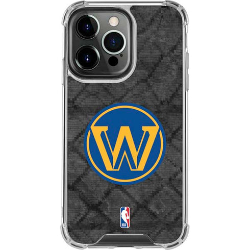 NBA Golden State Warriors Dark Rust iPhone 16 Pro Max Clear Case