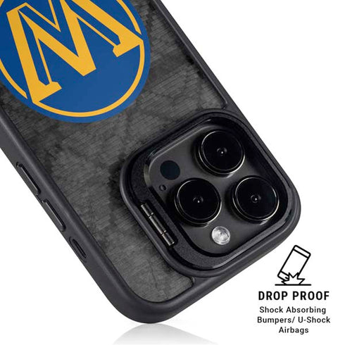 NBA Golden State Warriors Dark Rust iPhone 16 Pro Max Kickstand Case