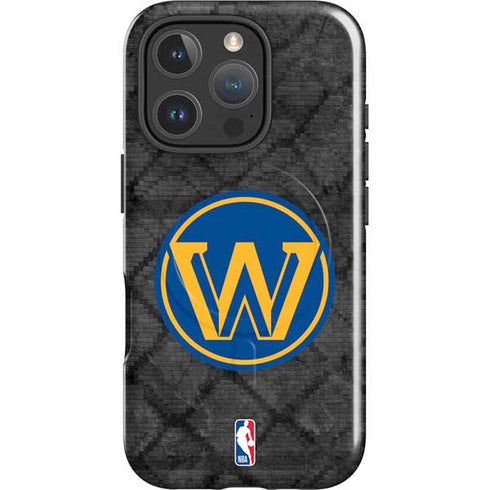 NBA Golden State Warriors Dark Rust iPhone 16 Pro Max Magsafe Impact Case