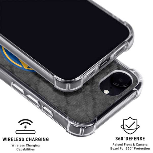 NBA Golden State Warriors Dark Rust iPhone 16e MagSafe Case