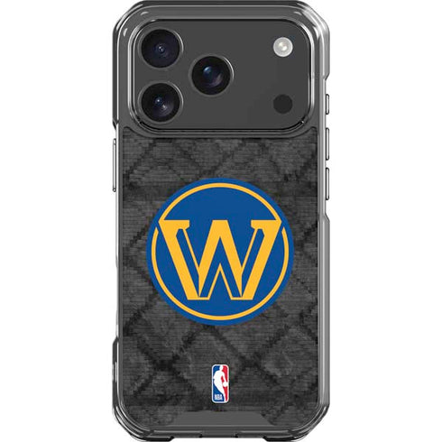 NBA Golden State Warriors Dark Rust iPhone 18 Pro Clear Case
