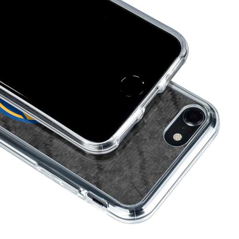 NBA Golden State Warriors Dark Rust iPhone SE (2nd & 3rd Gen) Clear Case