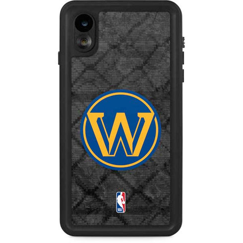 NBA Golden State Warriors Dark Rust iPhone XR Waterproof Case