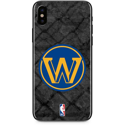 NBA Golden State Warriors Dark Rust iPhone XS Skin