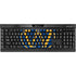 NBA Golden State Warriors Dark Rust K95 RGB PLATINUM Mechanical Gaming Keyboard Skin