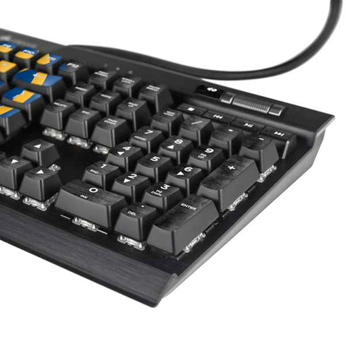 NBA Golden State Warriors Dark Rust K95 RGB PLATINUM Mechanical Gaming Keyboard Skin