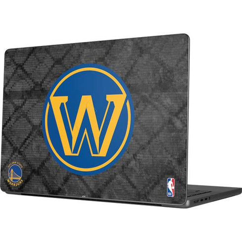NBA Golden State Warriors Dark Rust MacBook Pro 14in (2021-24) Skin