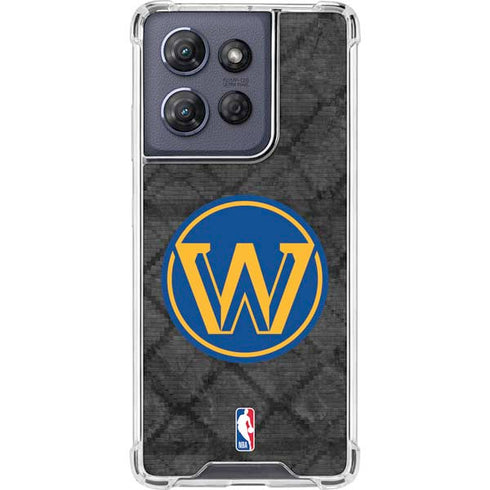 NBA Golden State Warriors Dark Rust Moto G 5G (2025) Clear Case