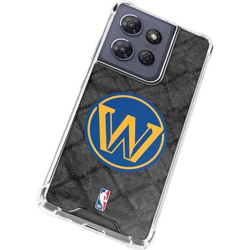 NBA Golden State Warriors Dark Rust Moto G 5G (2025) Clear Case