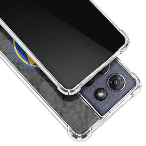 NBA Golden State Warriors Dark Rust Moto G 5G (2025) Clear Case