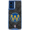 NBA Golden State Warriors Dark Rust Moto G 5G (2024) Clear Case