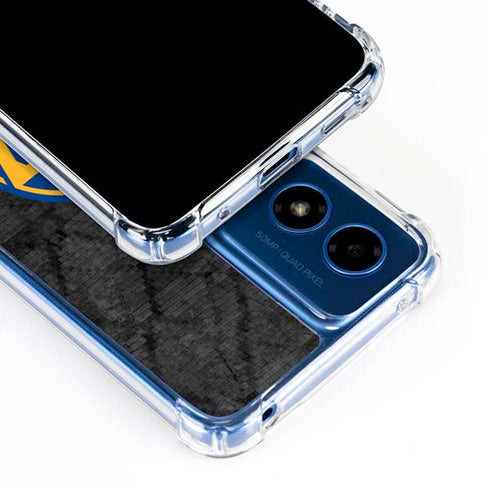 NBA Golden State Warriors Dark Rust Moto G 5G (2024) Clear Case