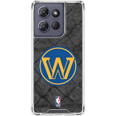 NBA Golden State Warriors Dark Rust Moto G Stylus 5G (2025) Clear Case
