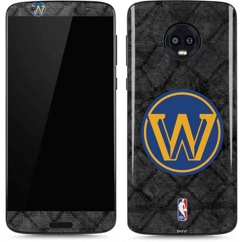NBA Golden State Warriors Dark Rust Moto G6 Skin