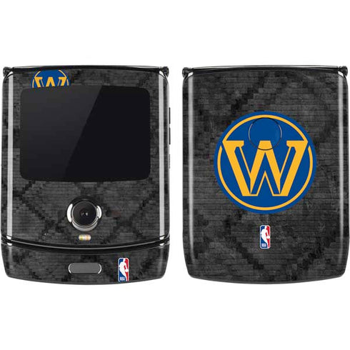 NBA Golden State Warriors Dark Rust Motorola RAZR Skin