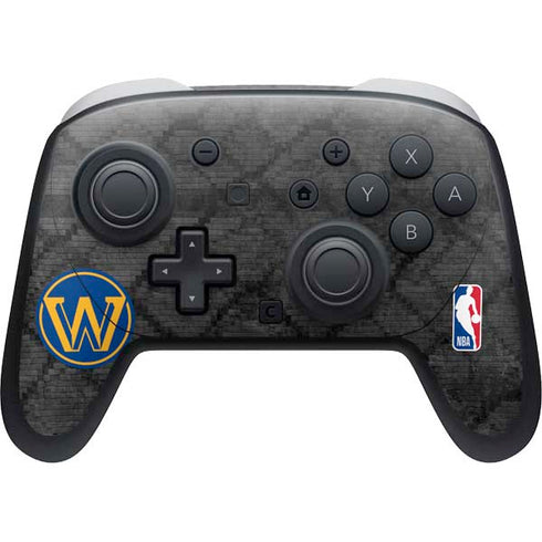 NBA Golden State Warriors Dark Rust Nintendo Skins