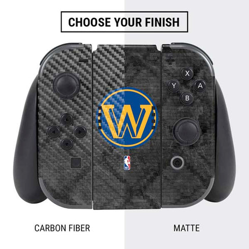 NBA Golden State Warriors Dark Rust Nintendo Switch Bundle Skin