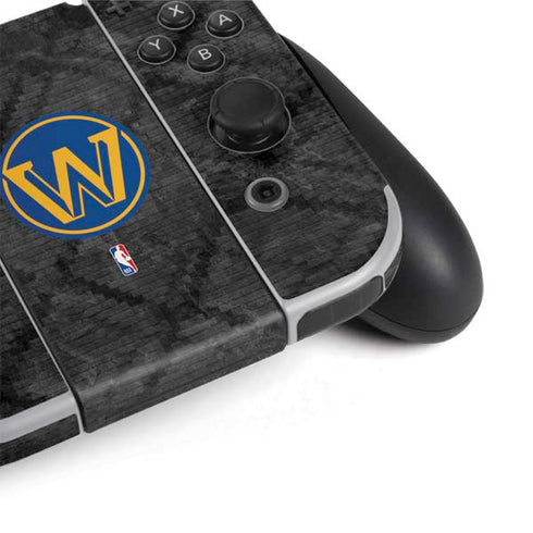 NBA Golden State Warriors Dark Rust Nintendo Switch OLED (2021) Skin