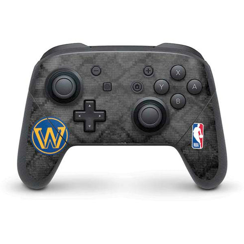 NBA Golden State Warriors Dark Rust Nintendo Skins