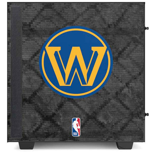 NBA Golden State Warriors Dark Rust NZXT H510 Compact ATX Mid-Tower Case Skin